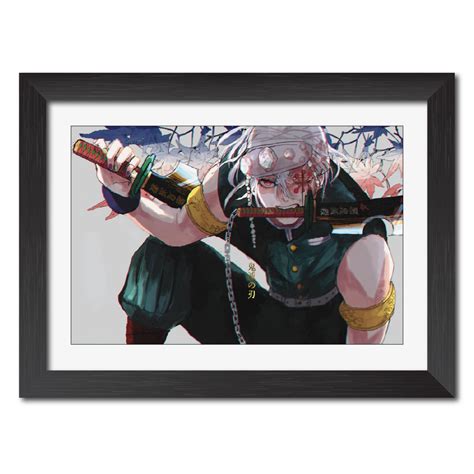 TenorArts Demon Slayer Tengen Uzui Laminated Posters Framed Painting ...