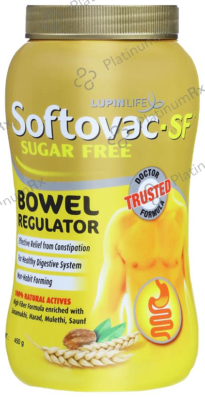 Softovac-SF Bowel Regulator Powder - Eases Constipation 450 gm - Save ...