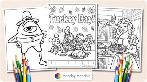 28 Disney Thanksgiving Coloring Pages (Free Printables)