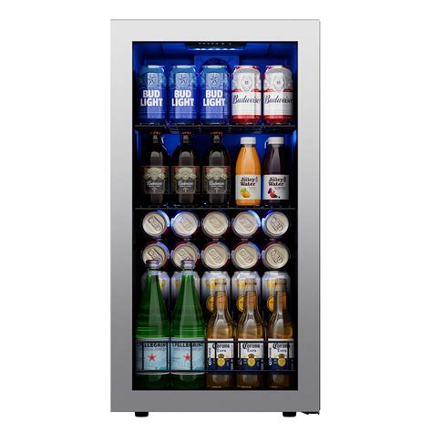 Ca'Lefort Beverage Refrigerator Cooler, 102-140 Can Mini Fridge for ...