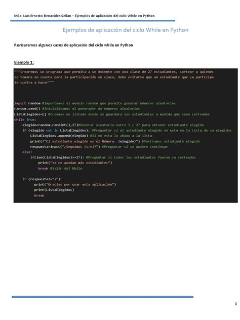 El Uso Del While Python 的图像结果