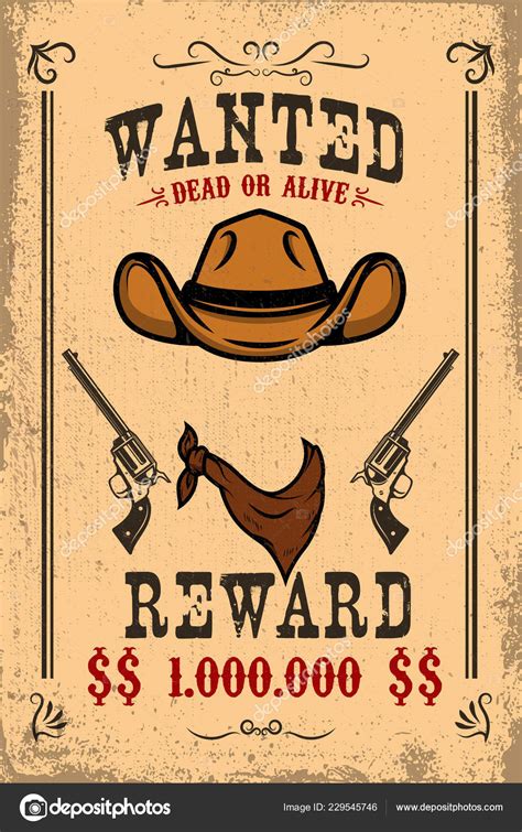 Old Western Wanted Posters