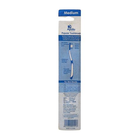 Apollo Pharmacy Popular Toothbrush, 1 Count Price, Uses, Side Effects ...