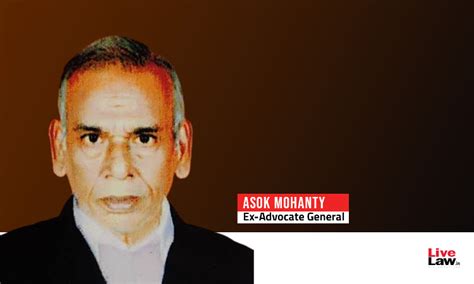 Supreme Court Stays Trial Against Former Odisha Advocate General Ashok ...