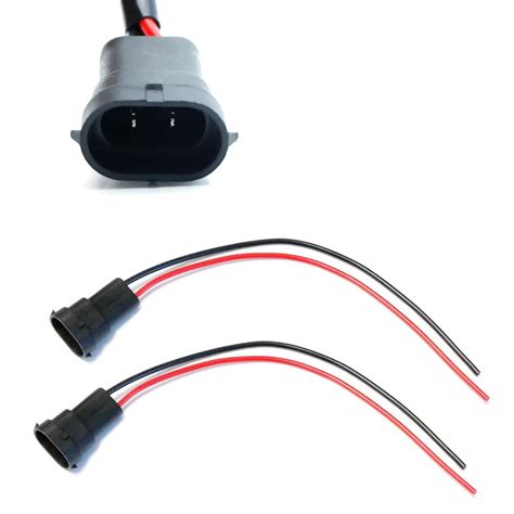iJDMTOY H11 H8 880 881 Male Adapter Wiring Harness Sockets Wire ...