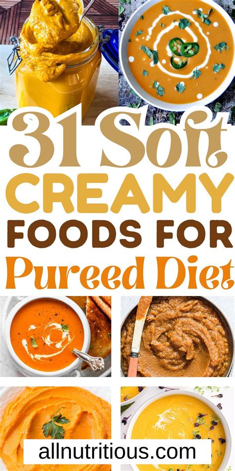 Best 13 31 Creamy Pureed Diet Recipes for Soft Food Diet – Artofit