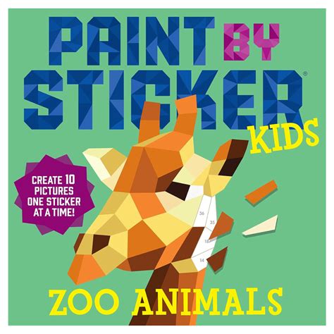 Paint by Sticker Kids: Zoo Animals