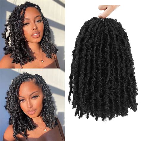 Butterfly Locs Crochet Hair 12 Inch 8 Packs Crochet India | Ubuy