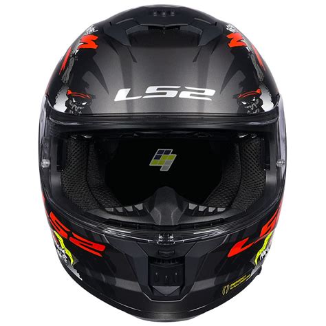 LS2 FF320 Stream 2 Angry Monkey Helmet | Helmet with D-Ring – PowerSports