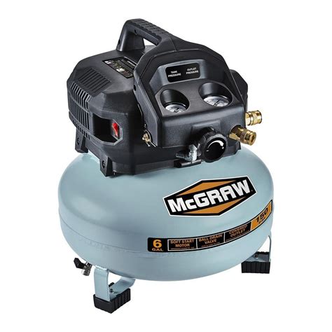 Buy 6 gallon Pancake Air Compressor 150 PSI 12AMP 0.8 HP Oil Free 2.8 ...