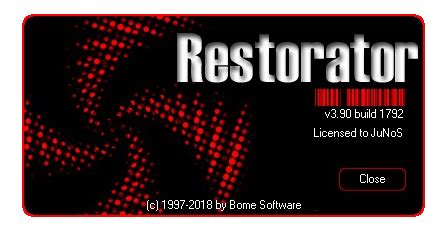 Restorator 2018 v3.90 Build 1793 + Repack - скачать программу с ключом