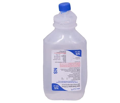 NS 100 ml – 0.9 % NORMAL SALINE SOLUTION, 100 ml - Vikrant Life Sciences