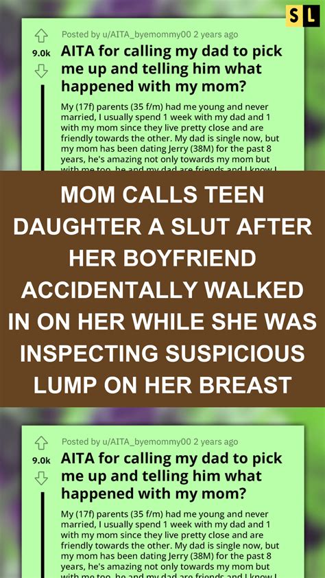 Mom calls teen daughter a slut after her boyfriend accidentally walked in on her while she was ...