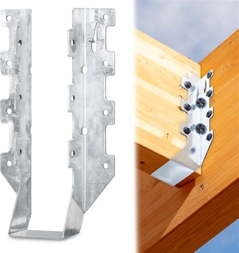 Amazon.com: 12 Pack 2x8 Joist Hanger 18-Gauge Steel Galvanized Face ...