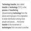 Explain technology Transfer and Transmission process. - Brainly.in