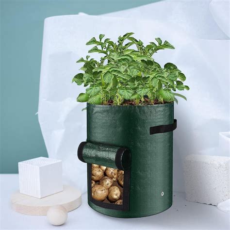 Potato Grow Bag with Harvest Window for Root Vegetables – THE CREATIVIST