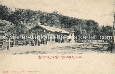 Weidlingau - Wurzbachtal Bahnhof - um 1900 - Wiener Werkstätte Postkarten