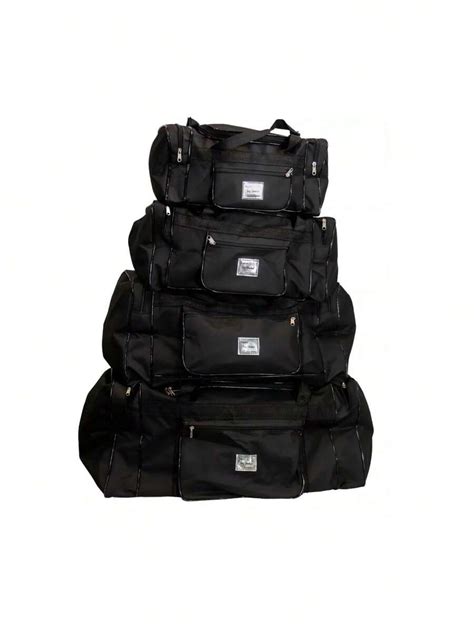 Kit 4 Malas Bolsas Mochilas Viagem Bagagem Acampamento Nylon P, M , G e ...