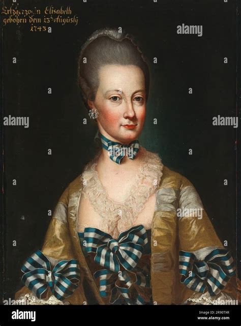 Portrait of Archduchess Maria Elisabeth of Austria (1743-1808), 18th ...
