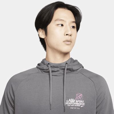 Nike Men's Dri-FIT Hooded Fitness Pullover Hoodie. Nike IN