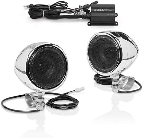 BOSS Audio MC420B Bluetooth Enabled Motorcycle/UTV Speaker and ...