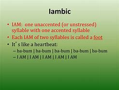 Image result for iambic