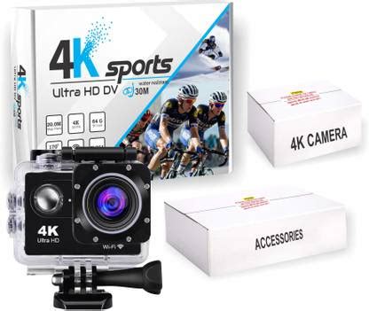 GLID Gopro 4K camera with smart features Sports and Action Camera Price ...