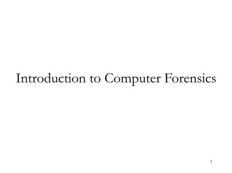 Image result for Introduction to Computer Forensics