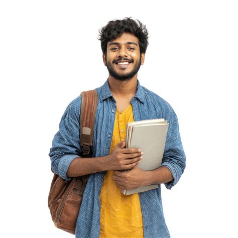 Indian student boy smiling background portrait isolated | Premium AI ...