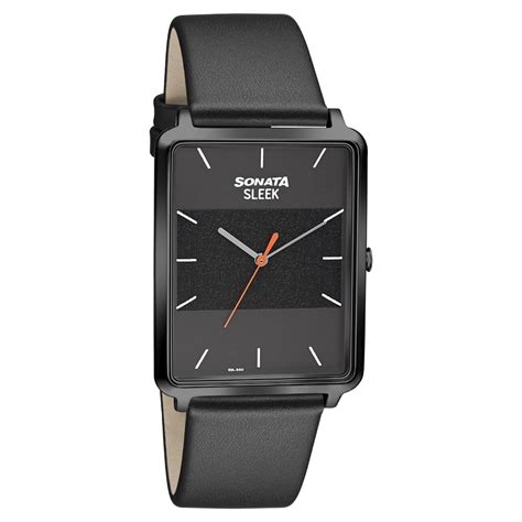 Buy Online Sonata Quartz Analog Leather Strap Watch for Men ...