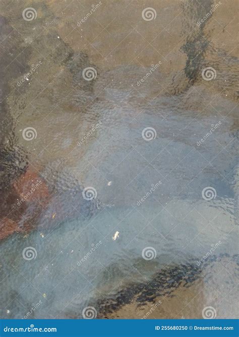 Glass seethrough flooring stock photo. Image of water - 255680250