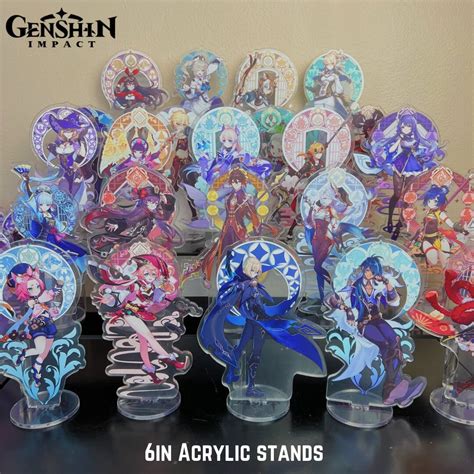 Buy Genshin Impact Standee, Genshin Impact 6in Character Acrylic Stands ...