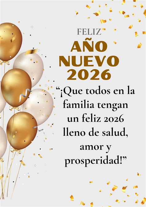 150 frases cortas y saludos bonitos de ¡Feliz Año Nuevo 2026! para ...