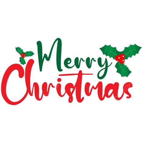 Merry Christmas Words Png Personalised Classic Christmas And New Year