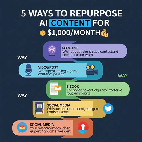 5 Smart Ways to Repurpose AI Content for $1,000/Month