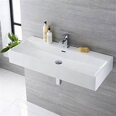 lavandini bagno sospesi lavabo bagno sospeso rettangolare in ceramica 1000x420mm lavandini bagno sospesi lavabo bagno sospeso rettangolare in ceramica 1000x420mm