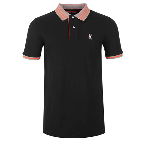 Psycho Bunny Norris Pique Polo Shirt in Black | Psycho Bunny – Norton ...