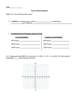 Image result for Geometry Rotations Notes