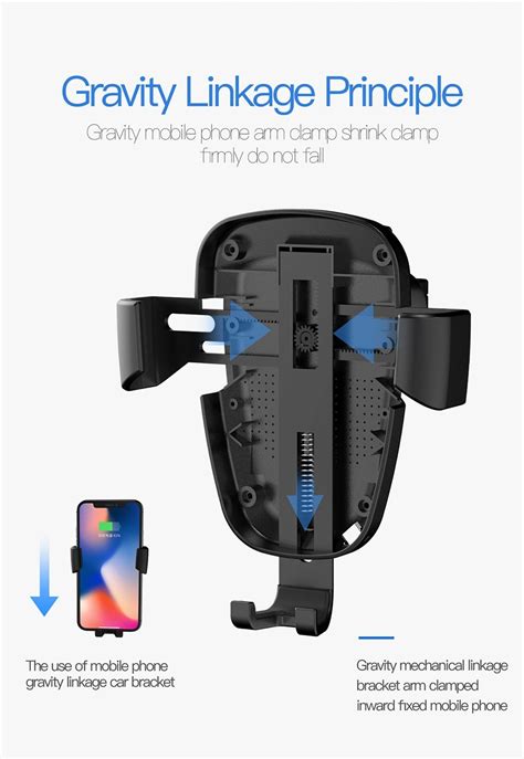 Totu ® CACW-05 Exquisite Car Mount Wireless Charger - Car Charger ...