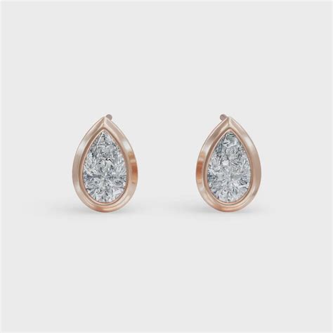 Pear Diamond Studs | Diamond Studs For Women – Opa Diamonds