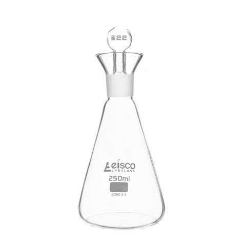 Flasks - Iodine with Stopper, ASTM,Capacity 250ml — eiscoindustrial