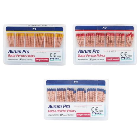 Meta Gutta Percha Points - Length Marked Protaper – Dentalmantraa