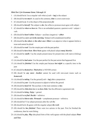 GMAT-Sentence-Correction - CONTENTS Topical Checklist 7 Chapter 1: The ...