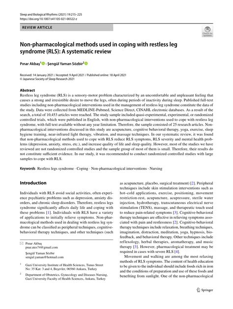 Image result for Coping Methods for RLS