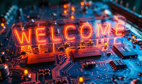 Technology Welcome Sign 的图像结果