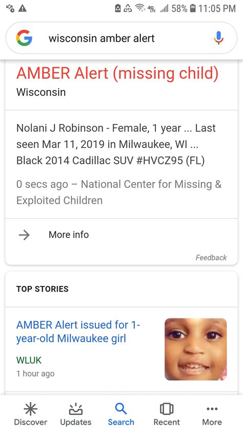 Wisconsin [AMBER ALERT] : r/wisconsin