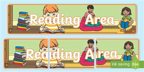 👉 Reading Area Sign (teacher made)