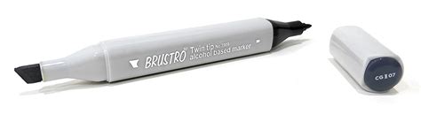 htconline.in| Brustro Twin Tip Based Alcohol Marker-CG II 05 - htconline.in