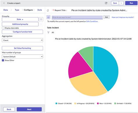 Image result for Creating Report in ServiceNow