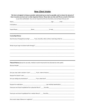 Image result for Examples of Intake Forms in QuickBase